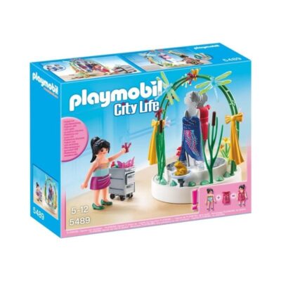 PLAYMOBIL 5489 Διακοσμήτρια με Led Βιτρίνα Ρούχων