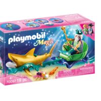 Playmobil 70097 Βασιλιάς Της Θάλασσας Με Άμαξα Καρχαρία