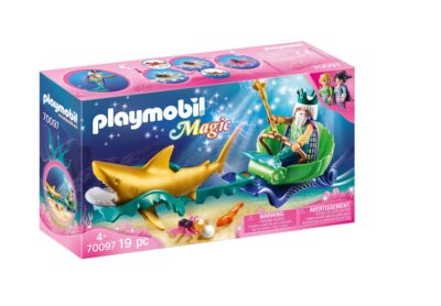 Playmobil 70097 Βασιλιάς Της Θάλασσας Με Άμαξα Καρχαρία