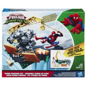 Hasbro Spiderman Web City Rhino Rampage Set (B7199)