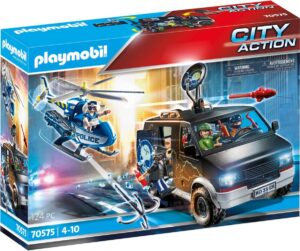 Playmobil City Action Αστυνομικό Ελικόπτερο & Ληστές 70575