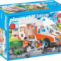 Playmobil Ασθενοφόρο Με Διασώστες (70049)