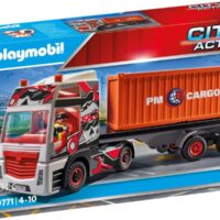 Playmobil Φορτηγό Μεταφοράς Container (70771)