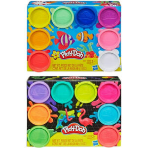 Play-Doh 8 Βαζάκια Πλαστελίνης (Δύο Σχέδια) Case colors (Ε5044)