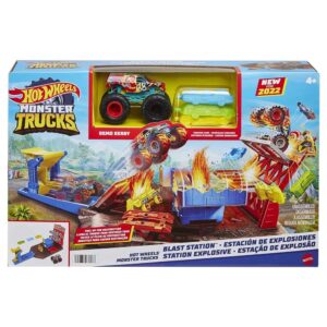 Mattel Hot Wheels Σετ Σούπερ Εκρήξεις Και Συγκρούσεις Blast Station (HFB12)