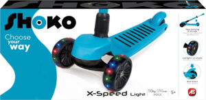 As Company Παιδικό Πατίνι Twist & Roll Xspeed Τρίτροχο Γαλάζιο LED(5004-50503)