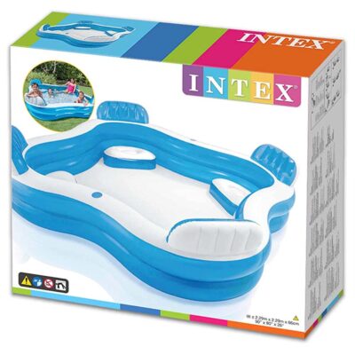 INTEX Πισίνα Τετράγωνη Swim Center Family Lounge Pool (56475NP)