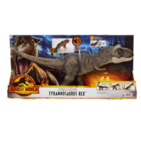 Mattel Jurassic World Φιγούρα Thrash 'N Devour Tyrannosaurus Rex™- Χτυπά και καταβροxθίζει 53cm (HDY55)