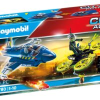 Playmobil City Action Καταδίωξη drone από Αστυνομικό Τζετ (70780)