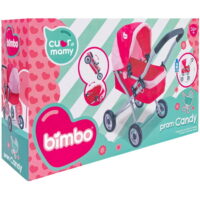 Καροτσάκι κούκλας “Bimbo Stroller Pram Candy” 3+ Globo