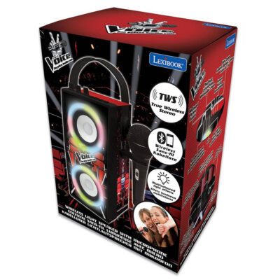 Real Fun Toys Lexibook Φορτητό Ηχείο Bluetooth Καραόκε The Voice (25.BTP180TVZ)