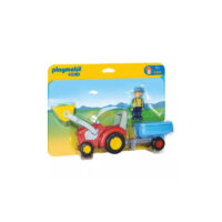 Playmobil 1.2.3 Τρακτέρ Με Καρότσα (6964)