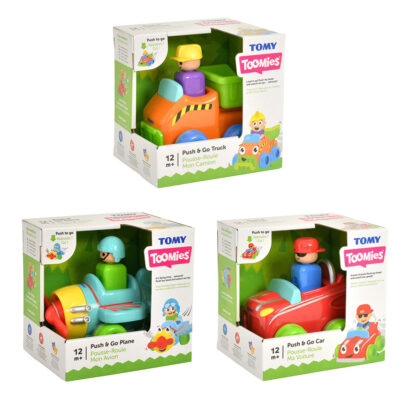 TOMY TOOMIES ΒΡΕΦΙΚΟ ΠΑΙΧΝΙΔΙ ΑΥΤΟΚΙΝΑΤΑΚΙ PUSH AND GO ASSORTMENT(1000-11012)