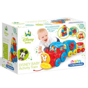 Baby Clementoni Βρεφικό Παιχνίδι Disney Baby Mickey Τρενάκι Pull Along (1000-17168)