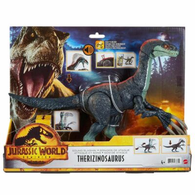 Mattel Jurassic World Movie Δεινόσαυρος Sound Slashin’ Therizinosaurus (GWD65)