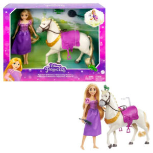 Mattel Disney Princess Rapunzel & Άλογο (HLW23)