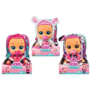 AS Company Cry Babies Κούκλα Κλαψουλίνια Dressy Διαδραστική Κούκλα – 3 Σχέδια (4104-80997)