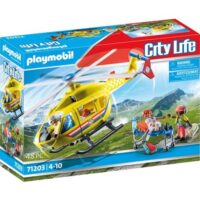 Playmobil Eλικόπτερο Πρώτων Bοηθειών (71203)