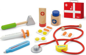 Viga Toys Medical Kit  ξύλινο Βαλιτσάκι Γιατρού Κωδικός: 50530