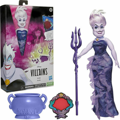 Hasbro Κούκλα Άριελ Villains Sinister Ursula για 5+ Ετών (F4564)