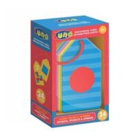 Luna Toys 000621789 ΕΚΠΑΙΔΕΥΤΙΚΕΣ ΚΑΡΤΕΣ ΣΧΗΜΑΤΑ, ΧΡΩΜΑΤΑ ΚΑΙ ΑΡΙΘΜΟΙ 24ΤΕΜ