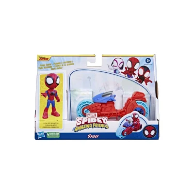 Marvel Spidey And His Amazing Friends, With Motorcycle(F7459)