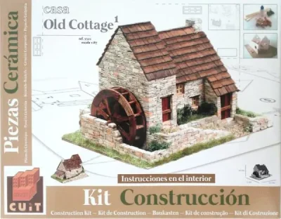 CUIT Ceramic Building Construction Kit, Casita Old Cottage 1 (1:87)(3521)