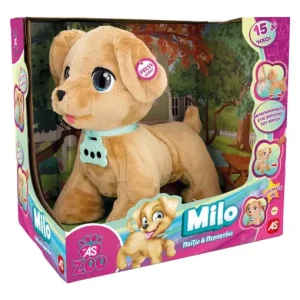 AS Company Milo Λούτρινο Διαδραστικό Σκυλάκι (1607-81324)